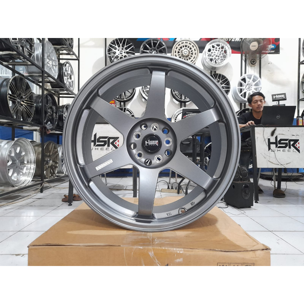 velg racing jdm te37 hs original tokyo r18 velg civic camry innova xpander accord