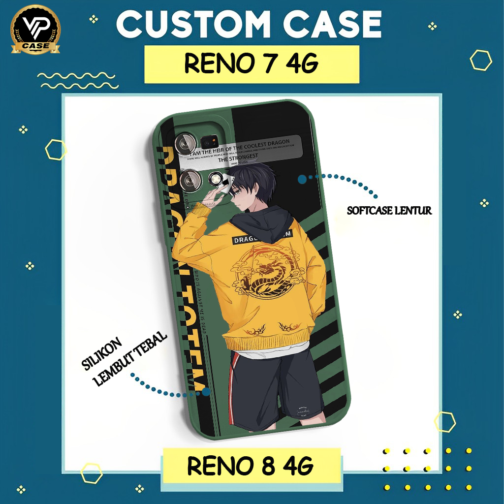 Softcase Procamera Oppo Reno 7 4g Reno 8 4g Terbaru VVIPCASE - Casing Oppo Reno 7 Reno 8 - Fashion C
