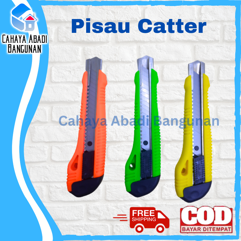 Catter Besar A-100 / Pisau Kater / Cutter Free Isi Ulang