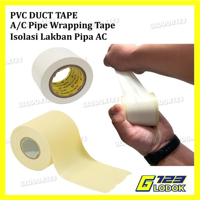Isolasi Solasi Lakban Pembalut Pembungkus Selang Pipa AC Lem Duct Tape
