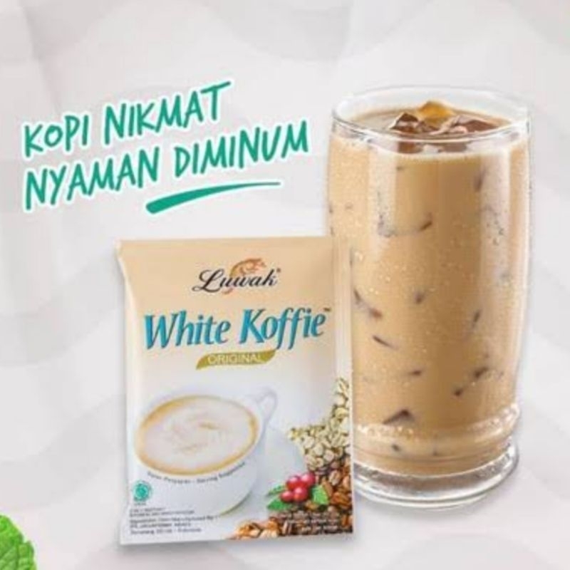 

luwak white koffie ecer per sachet