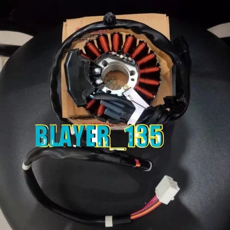 SPULL STATOR AEROX OLD KABEL PANJANG ORIGINAL YAMAHA ANTI KODE 12