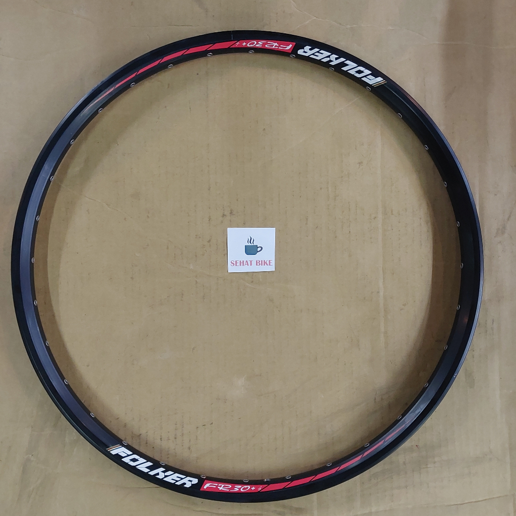 Velg Rim Sepeda 26 Folker FR30 32hole Black Original