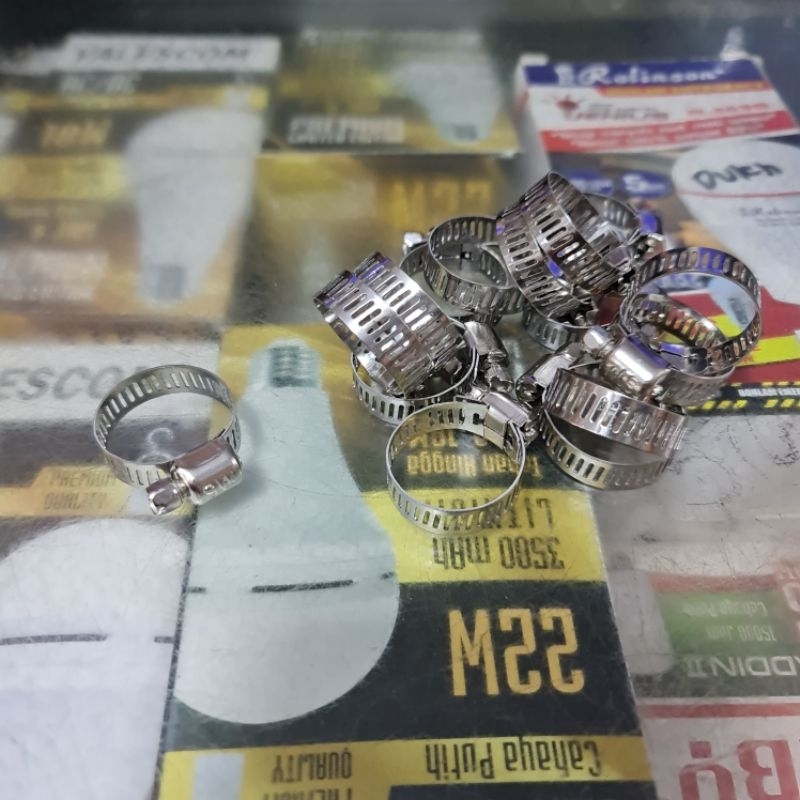 (1PCS) cincin selang gas stenlis /Clamp selang gas ,cincin untuk tabung gas