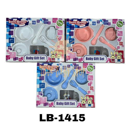 Lust Bunny 6 in 1  Feeding Set Peralatan Makan Bayi