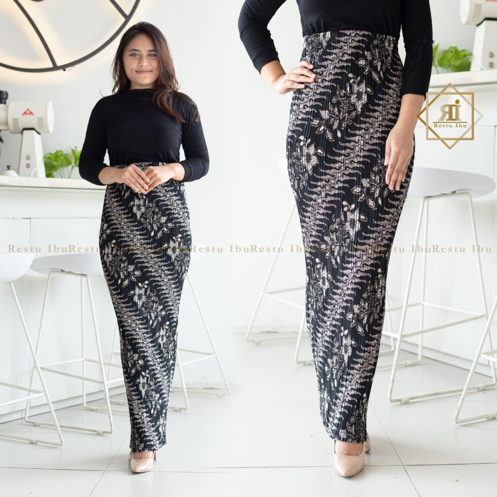 Rok plisket / rok batik / rok serut / rok setelan kebaya / rok kondangan / rok batik murah