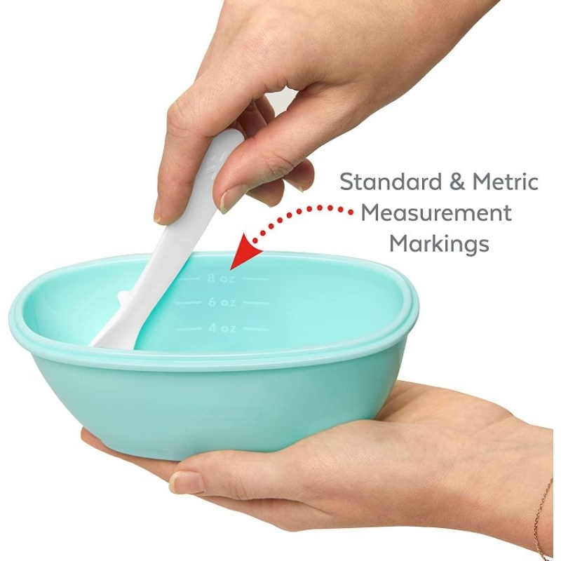 Skip Hop Easy Serve Travel Bowl &amp; Spoon- Wadah Makan Traveling