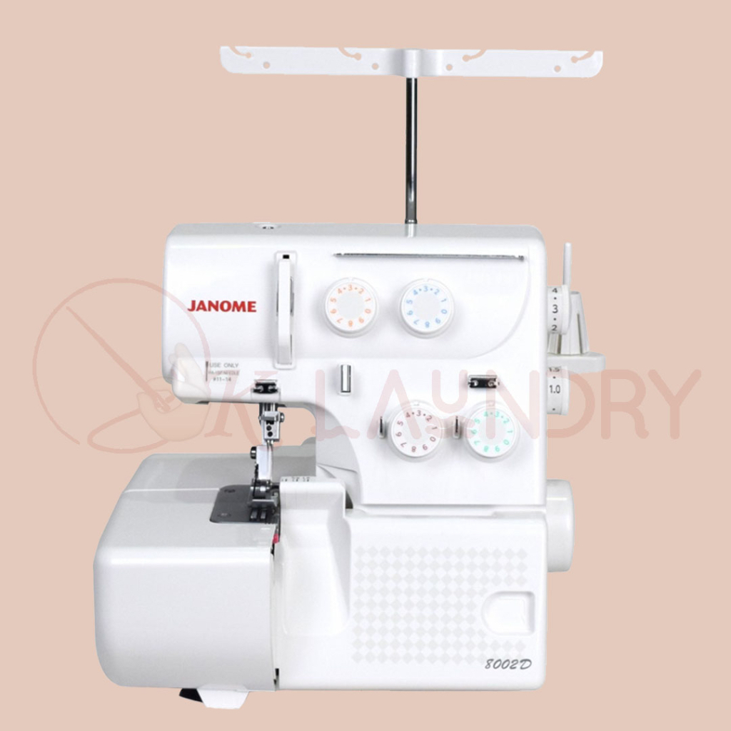 Mesin Obras JANOME 8002D Neci Portable Multifungsi