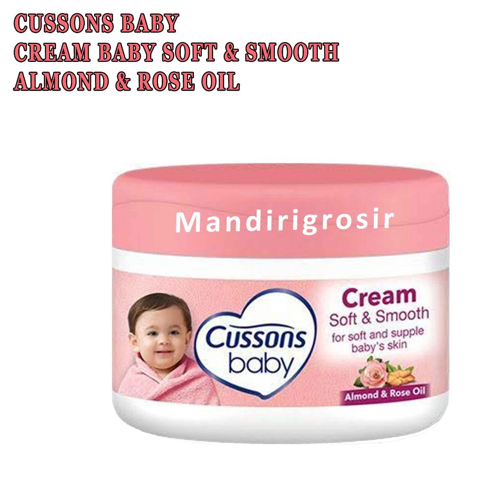 Cream Baby Soft &amp; Smooth* Cussons Baby* Almond &amp; Rose Oil* 50gr