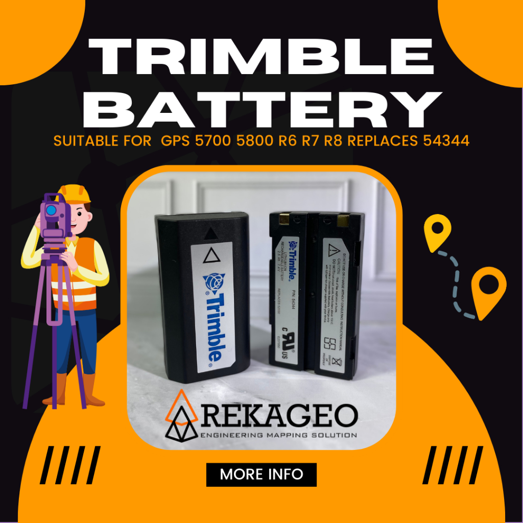 Battery GPS Trimble 5700 54344 Battery Untuk GPS