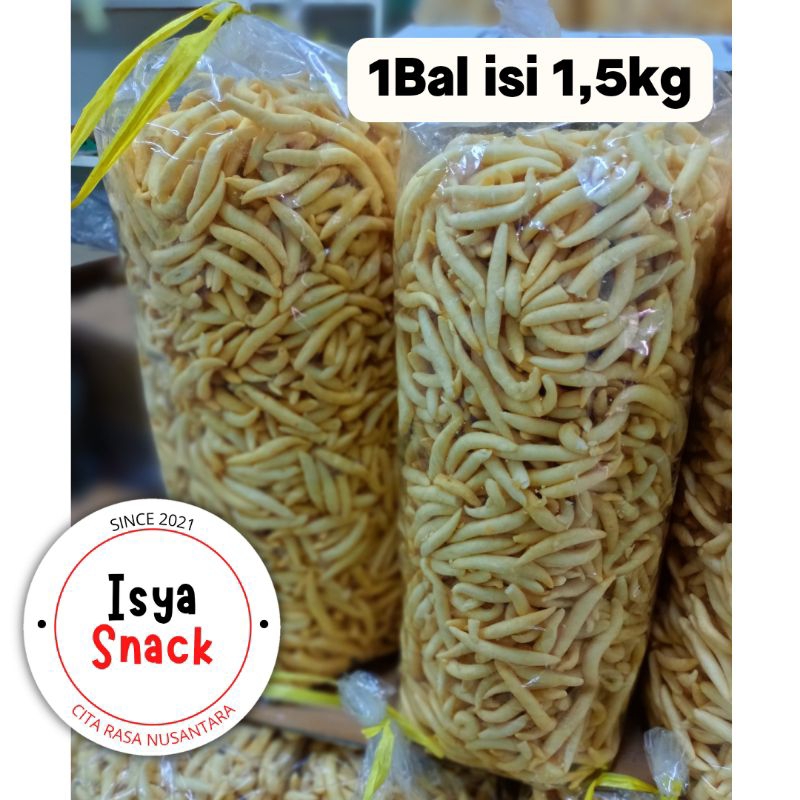 

Isya Snack - Gabus Keju Kemasan 1Bal isi 1,5kg