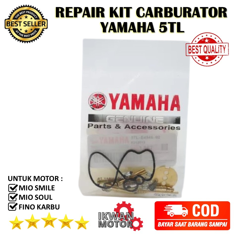 Repair Kit Karburator Yamaha Mio 5TL-E4948-00 - Mio Smile - Mio Soul - Fino Karbu - Part - Spare Part Motor Yamaha - IKWAN MOTOR