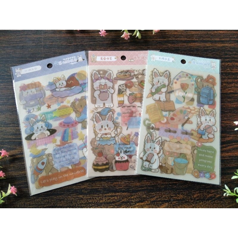 

BROWN BEAR STIKER / STICKER DECO BROWN BEAR