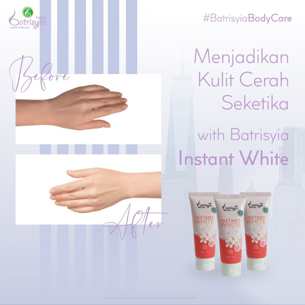 Batrisyia Instant White plus UV Protection SPF 35+++