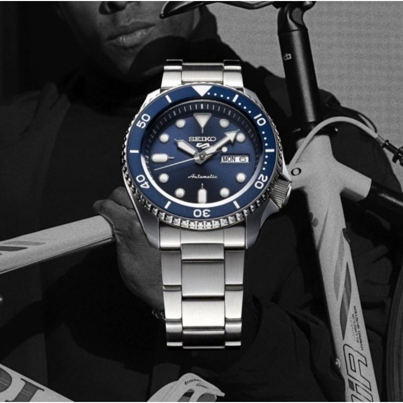 Jam Tangan Seiko 5 Sport Original SRPD51K1 Blue Dial Automatic SRPD51