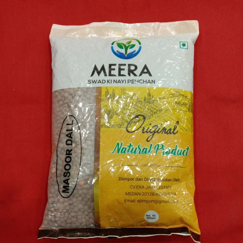 

Meera maisur dal whole/kulit 500gr