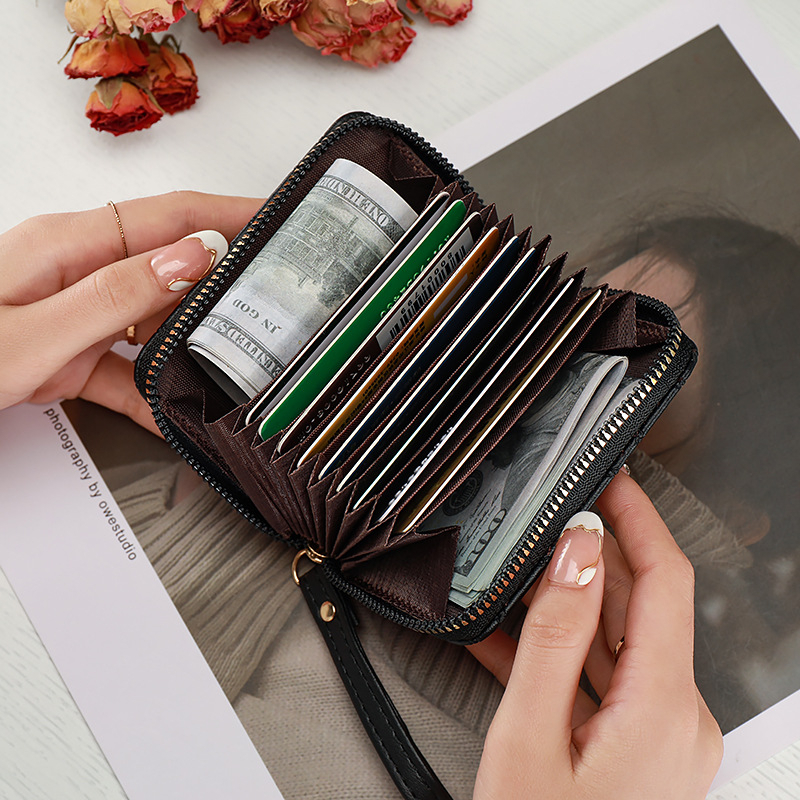 DOMPET LIPAT WANITA KECIL IMPORT KULIT HITAM PHILA WA683B5 KOREA MINI SLOT KARTU RESLETING UANG KOIN PENDEK CEWEK MURAH REMAJA KEKINIAN PREMIUM BRANDED BATAM FASHION