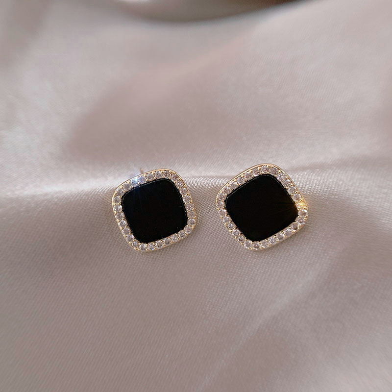 AZ266 [COD✔] Anting Wanita Dewasa Model Tusuk Motif Permata Anting Wanita Titanium