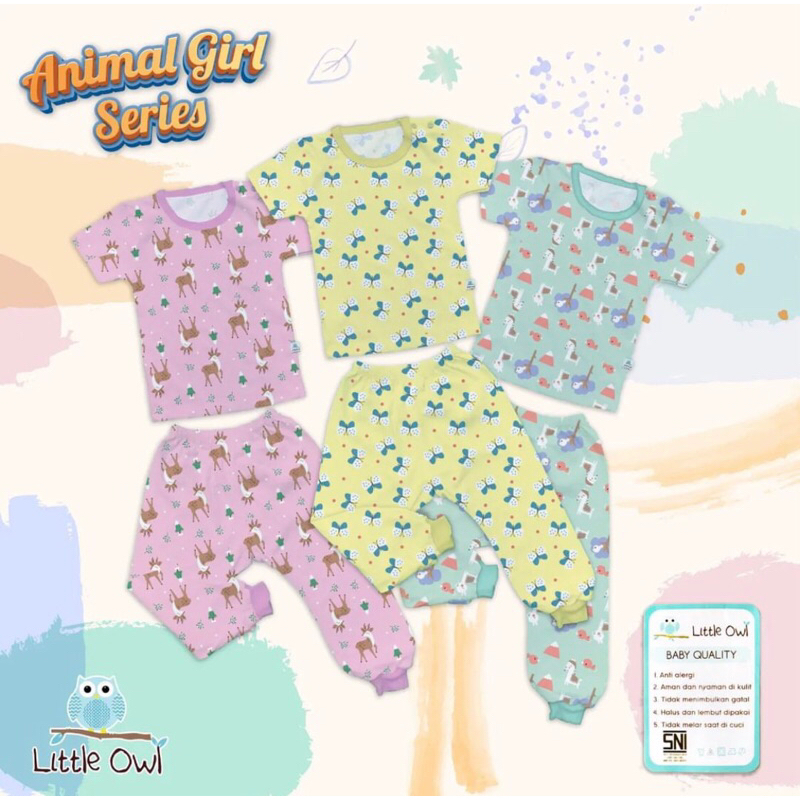 baju bayi little owl SNI size S/M/L