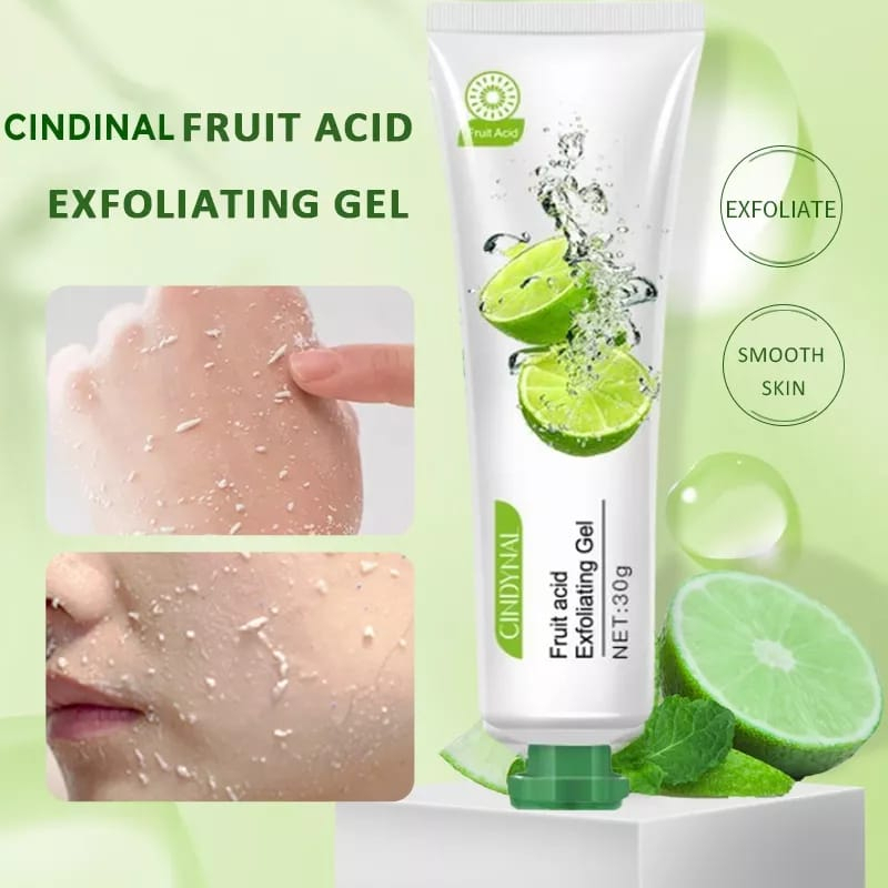 Peeling Wajah Fruit Acid Exfoliating Gel 30 Gr Facial Glowing CINDYNAL EXPOLIATING GEL
