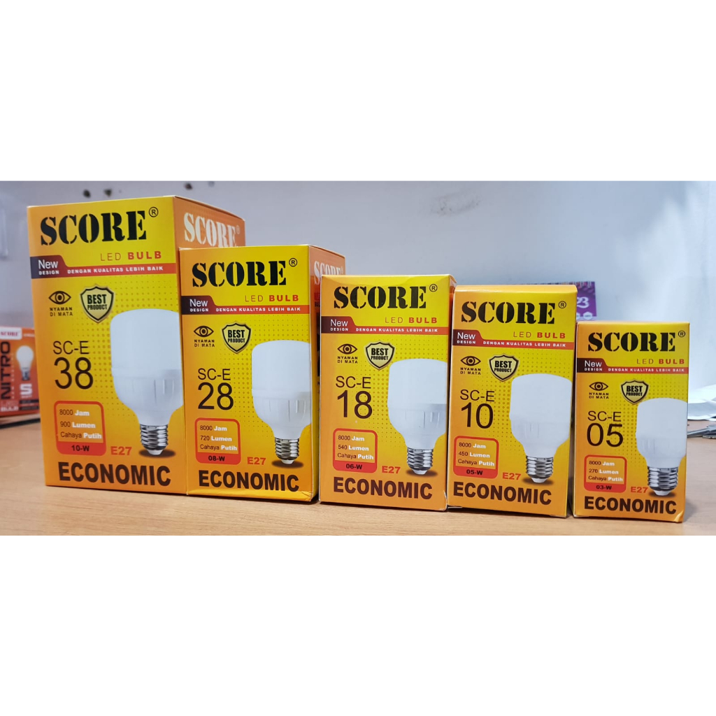 LED SCORE EKONOMIS KUNING MURAH