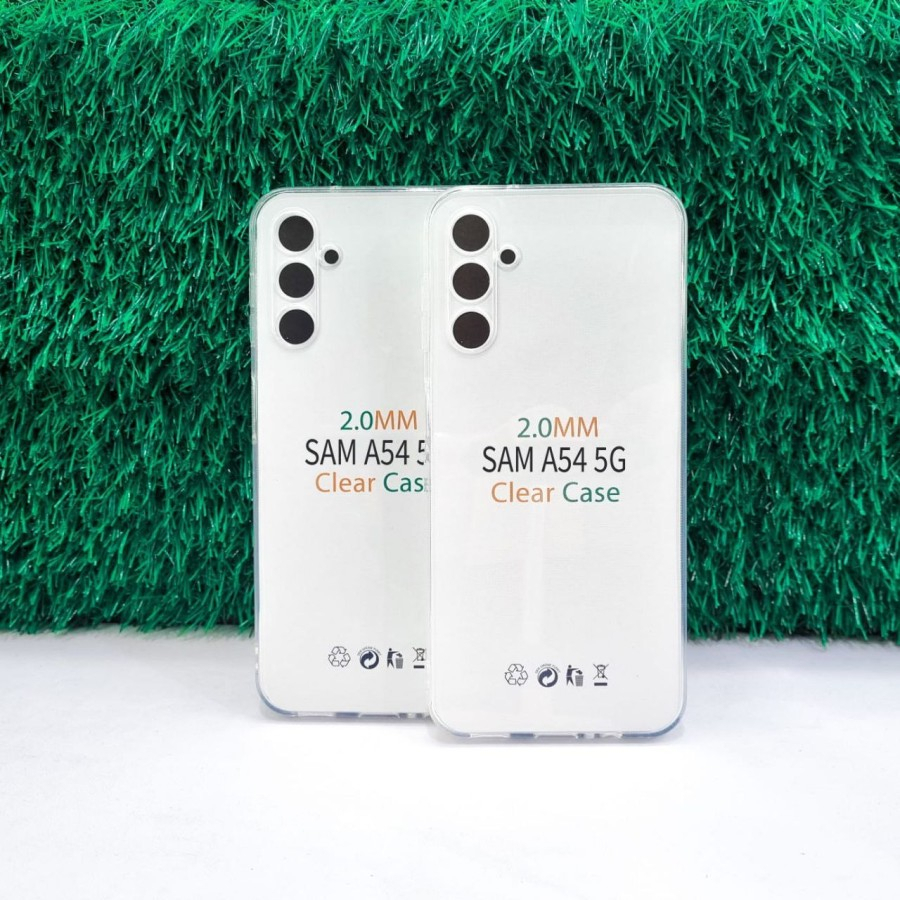 Case Samsung Galaxy A54 Casing Clear HD KETEBALAN 2MM BENING TRANSPARAN TPU Premium Softcase