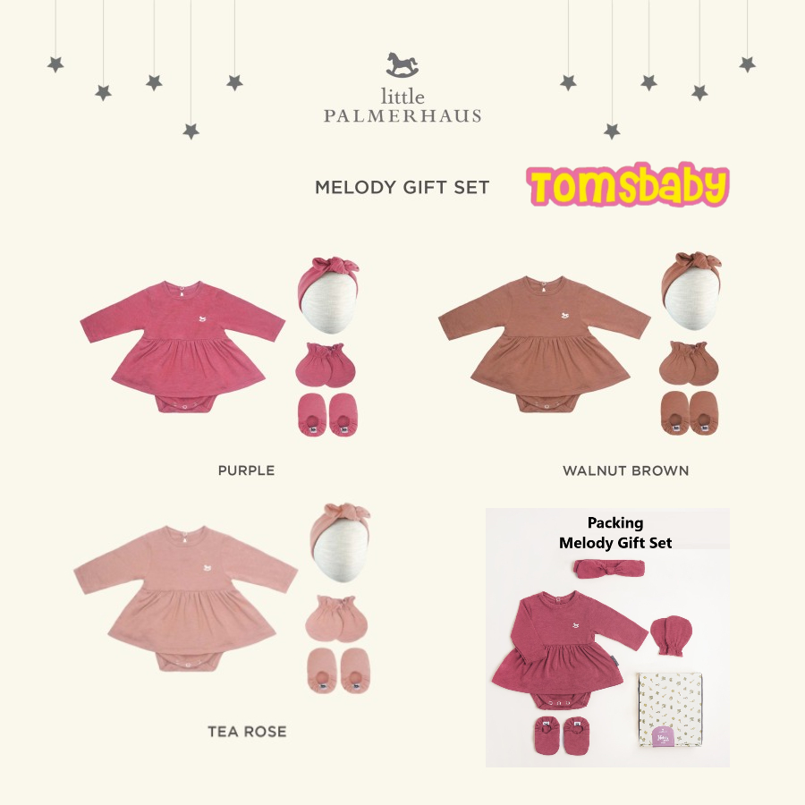 [TOMS] LITTLE PALMERHAUS (1set) Melody Gift Set / Kado Lahiran Anak Perempuan Premium