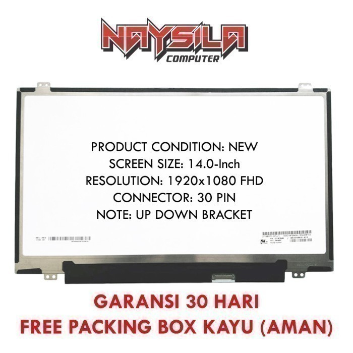 LCD NV140FHM-N44, NT140FHM-N41, NT140FHM-N41A, LP140WF1-SPU1, NV140FHM-N31, NV140FHM-N43, NV140FHM-N