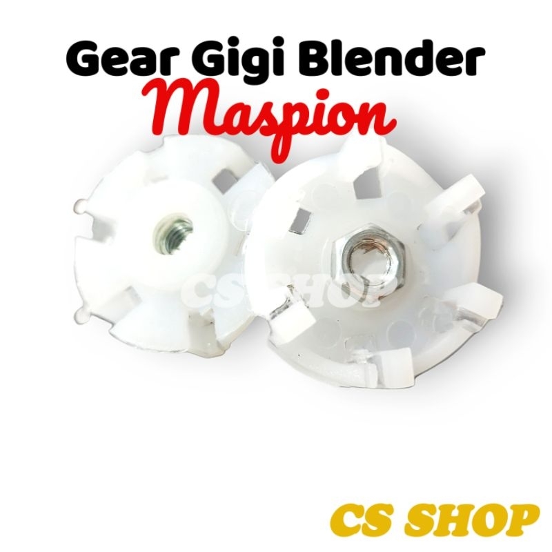 KONEKTOR BLENDER+GEAR GIGI MOUNTING BLENDER MASPION BODY KECIL/KONEKTOR+GEAR KOP BLENDER MASPION BODI KECIL