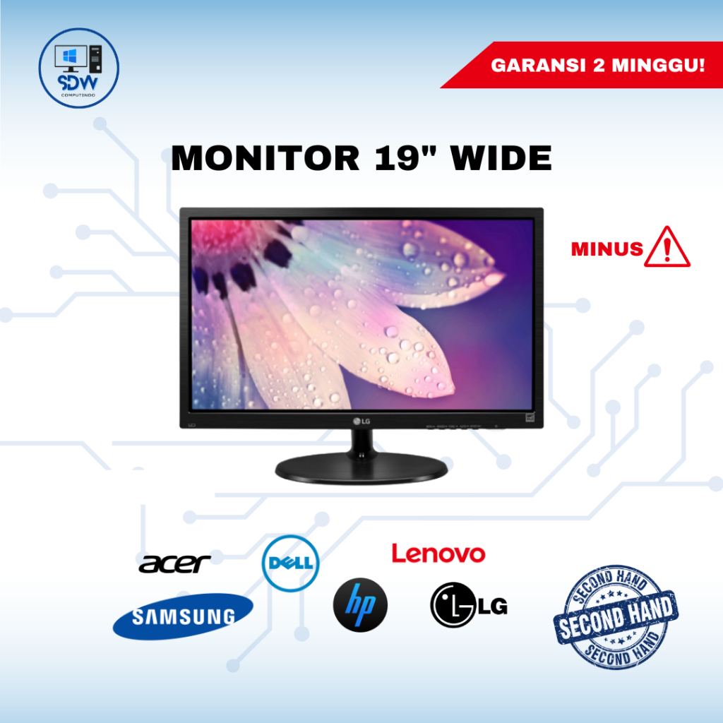 Monitor 19 inch Wide (Minus)