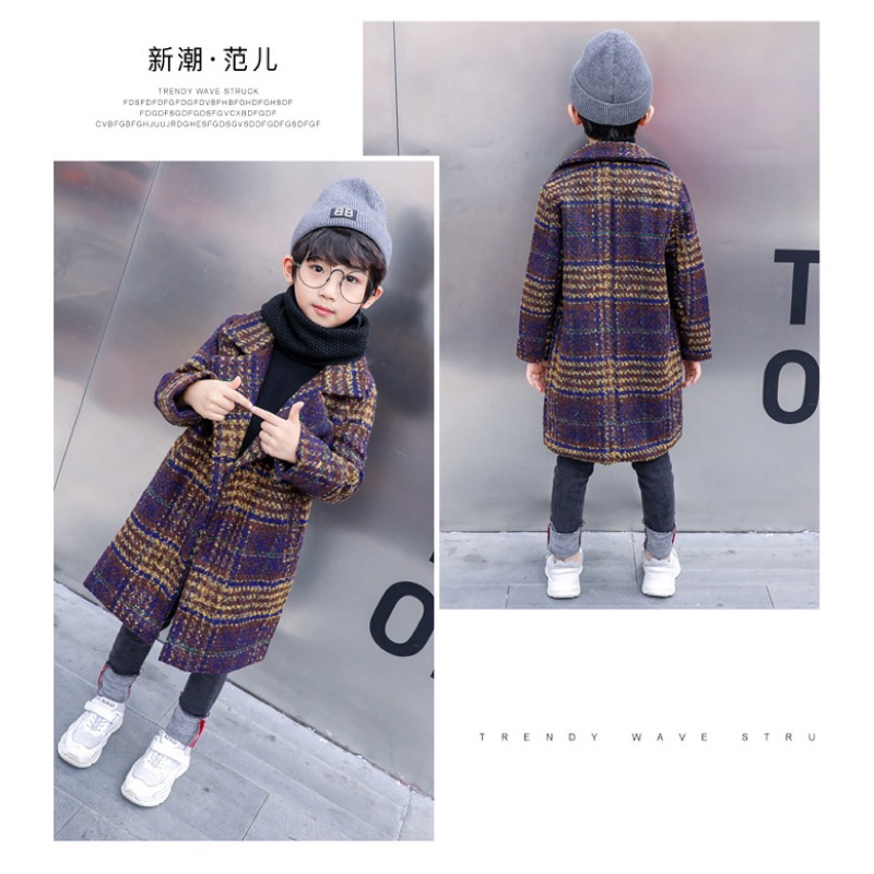IMPORT MOLLAD Coat Kids Wool extra warm Jaket Mantel Anak Winter Musim dingin Bayi Balita