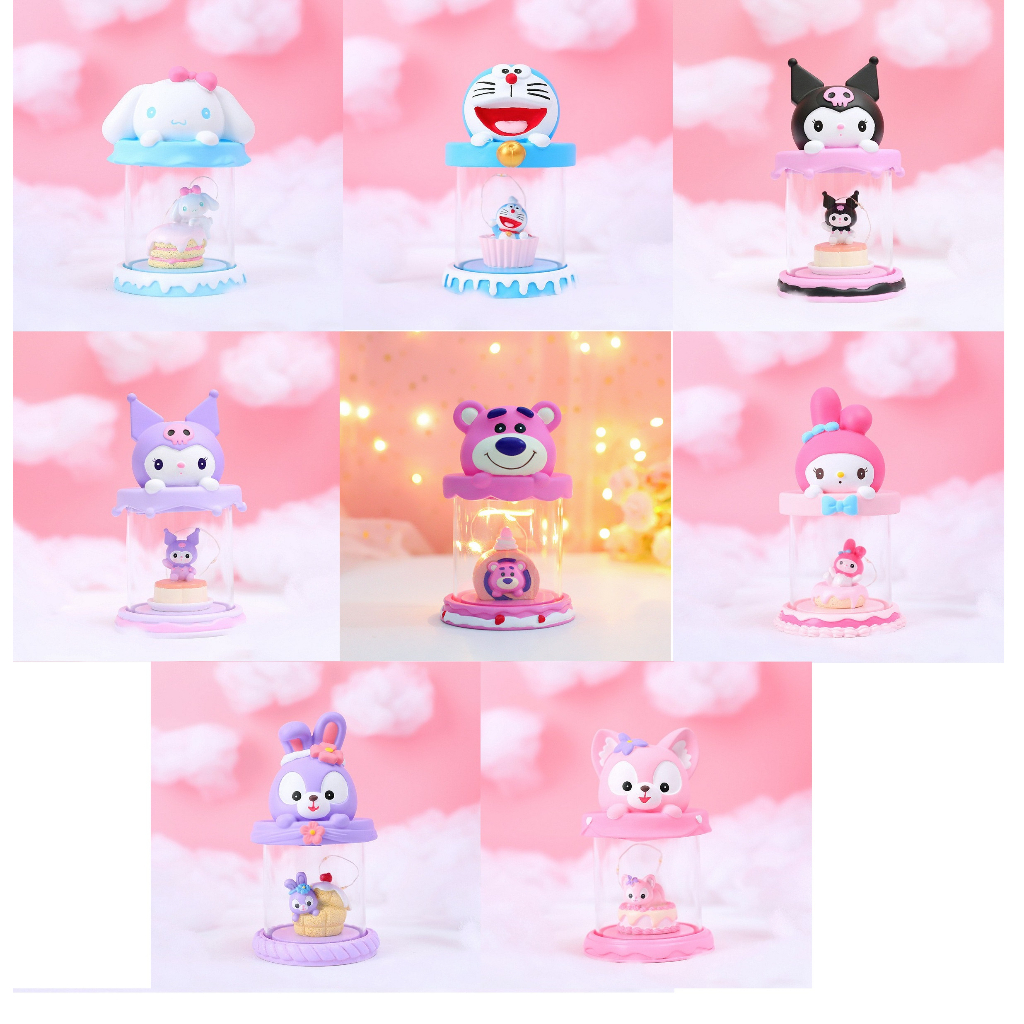 Lampu sanrio tube LB044 dekorasi melody kuromi cinamoroll stella