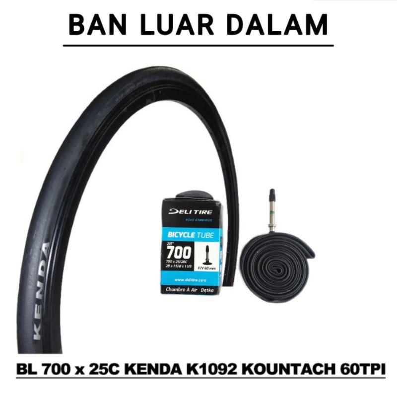 BAN LUAR DALAM BL 700 x 25c KENDA  untuk sepeda fixie universal