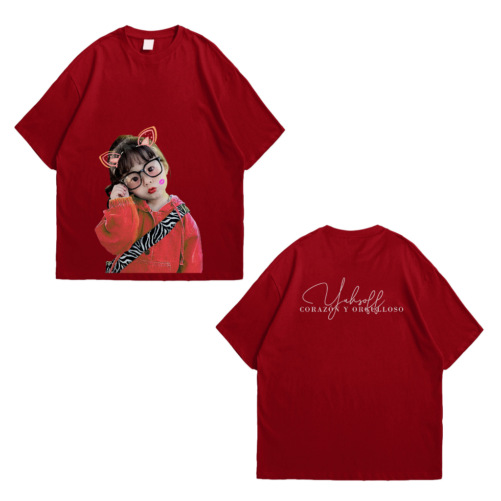 OVERSIZED T-SHIRT &quot;SCARLET KIDS&quot; YUKS OFFICIAL