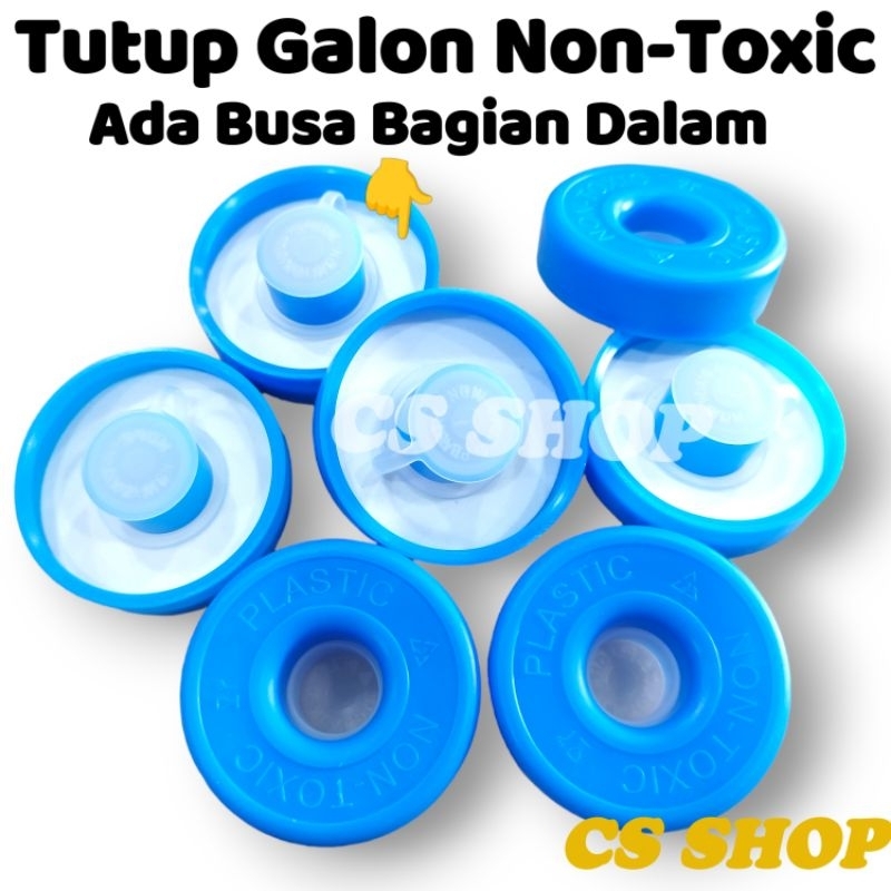 TUTUP GALON CAP NON+TOXIC+BUSA/PENUTUP GALON DISPANSER ANTI TUMPAH NON TOXIC