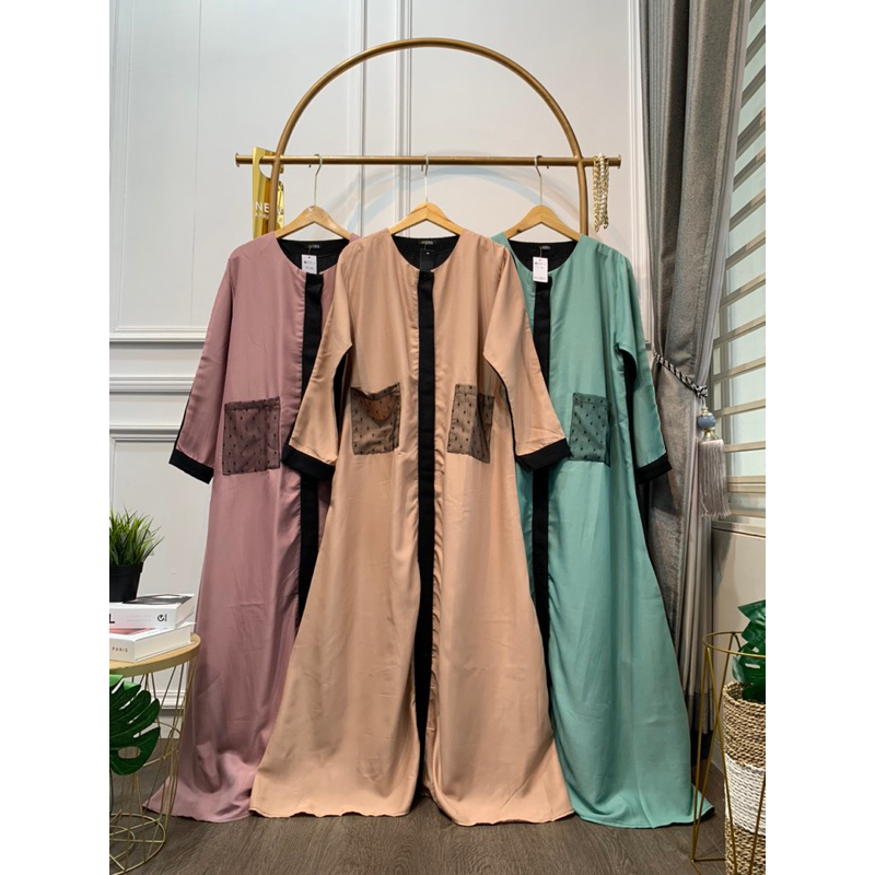 FW Gamis Luna BSA081 | Gamis Busui Friendly