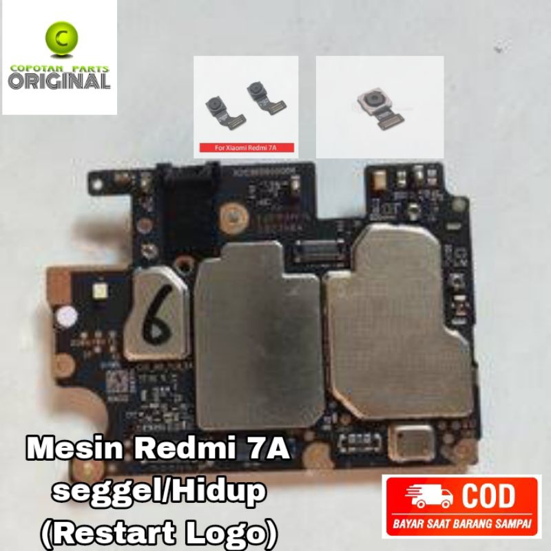 Mesin Redmi 7A seggel Hidup/Logo