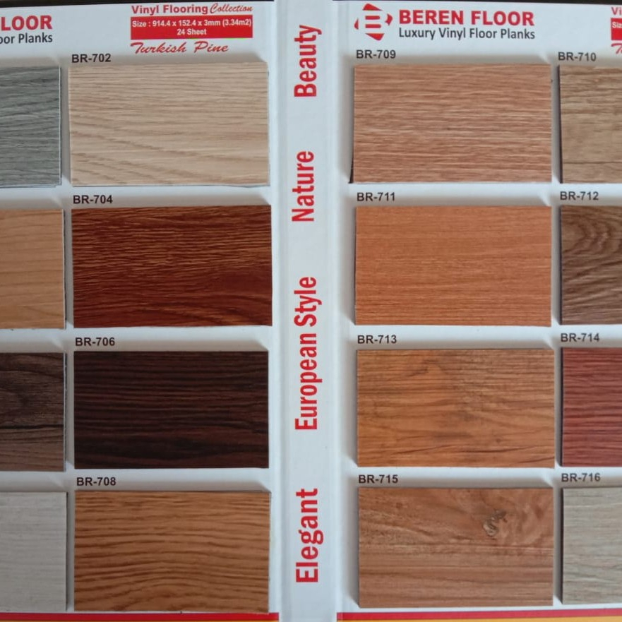 VINYL FLOORING BEREN / VINYL LANTAI KAYU / LANTAI VINYL 3mm