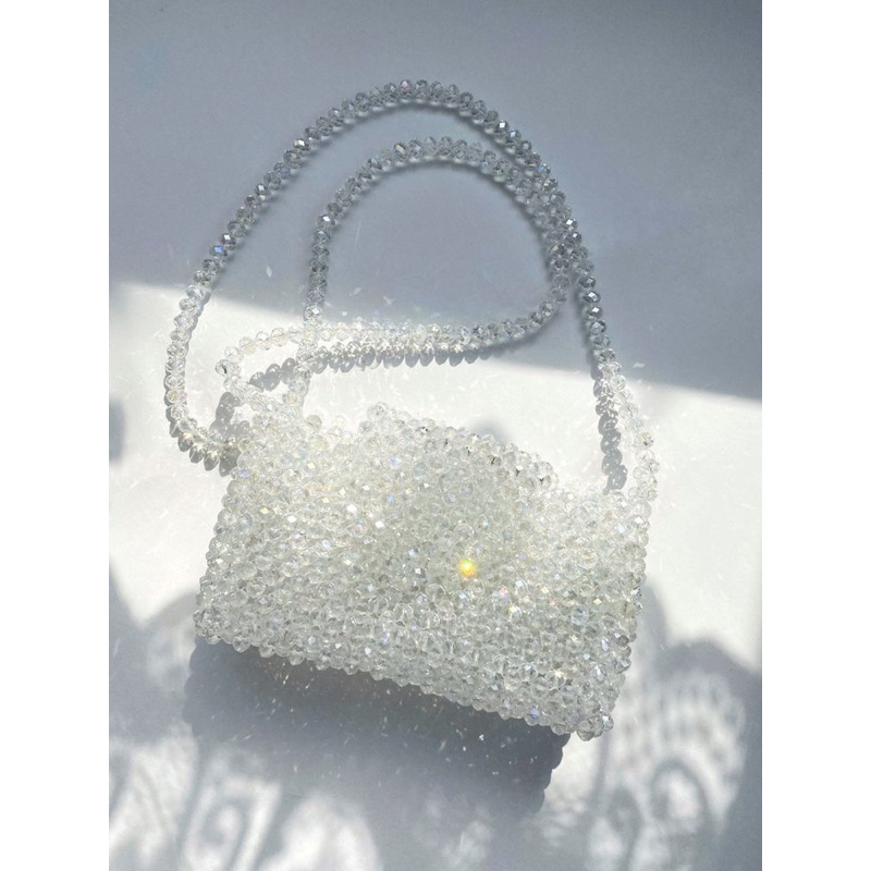 crystal bead bag