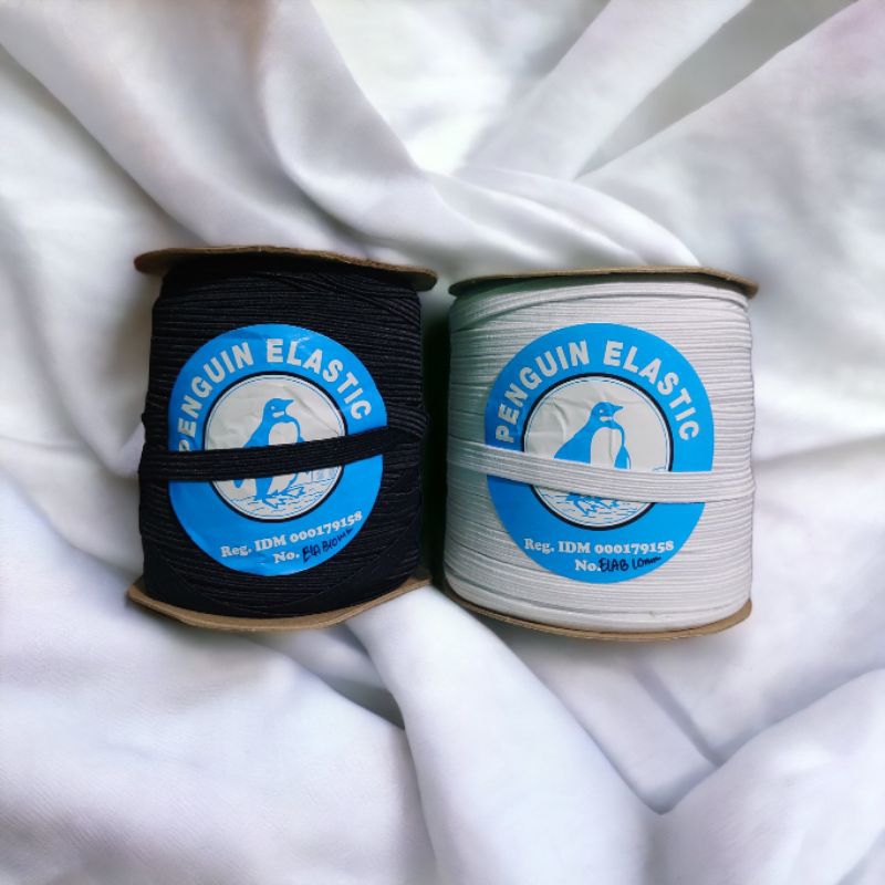 PENGUIN Karet Elastis Babby Ukuran 8mm 10mm 12mm  Karet Ikat Rambut Dan Kebutuhan Jahit