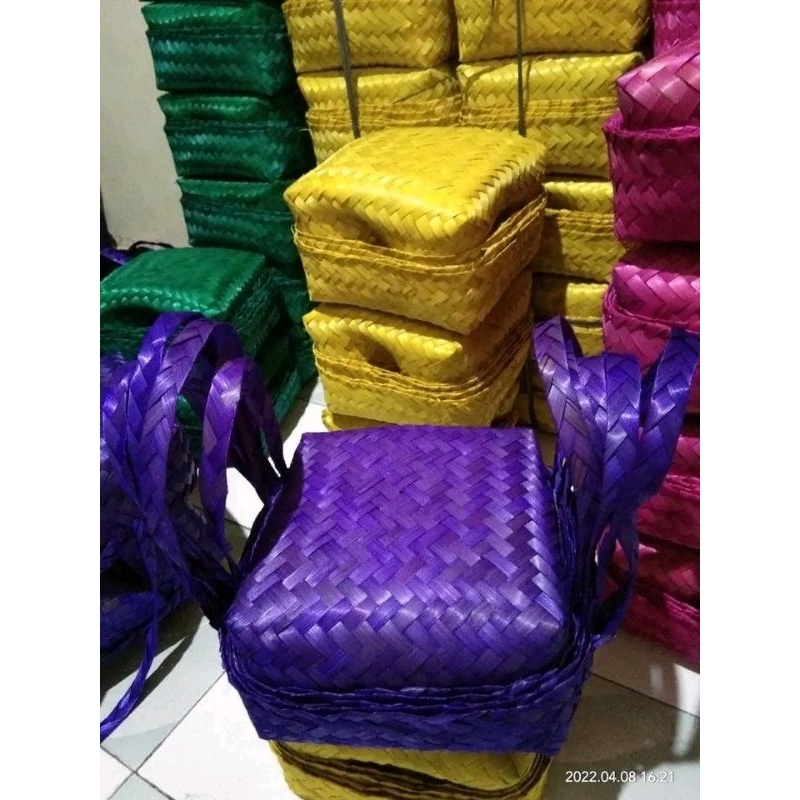 

[ Halodul ] BESEK WARNA JINJING besek ukuran 18 x 18 cm 20x20 cm 22x22 cm 25 x 25 cm