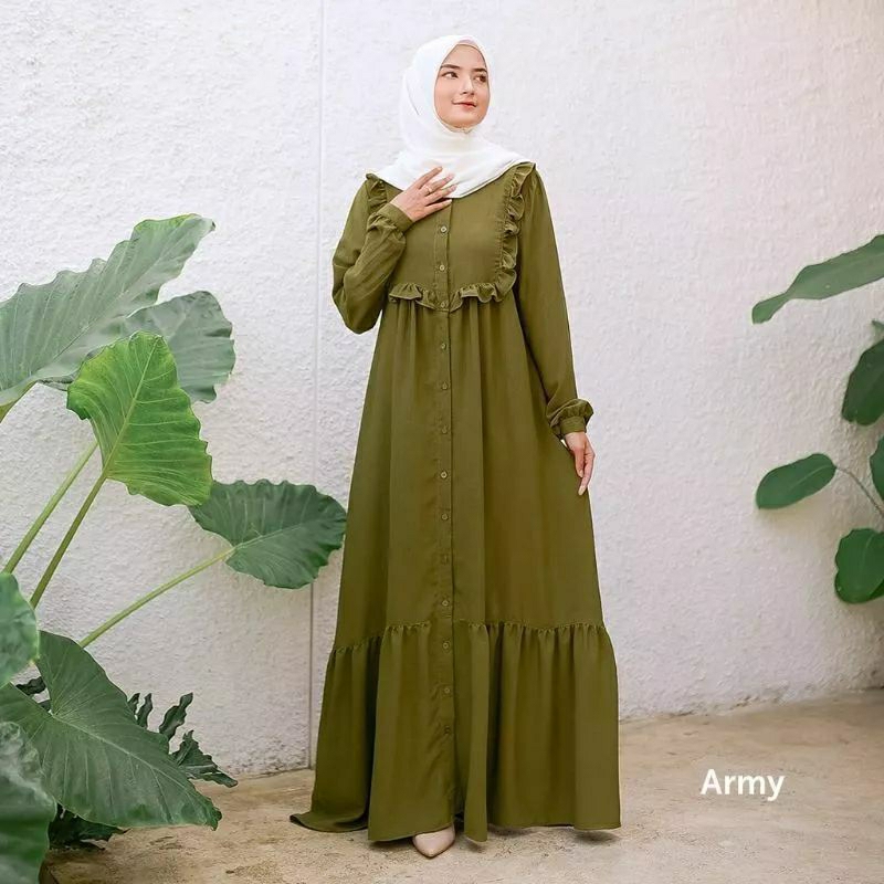 Aita Gamis crinkle airflow bahan adem