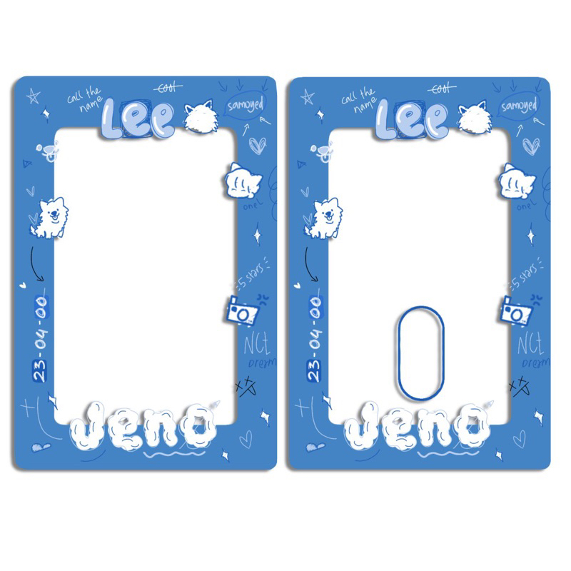JENO 2 SIDE ACRYLIC PHOTOCARD HOLDER