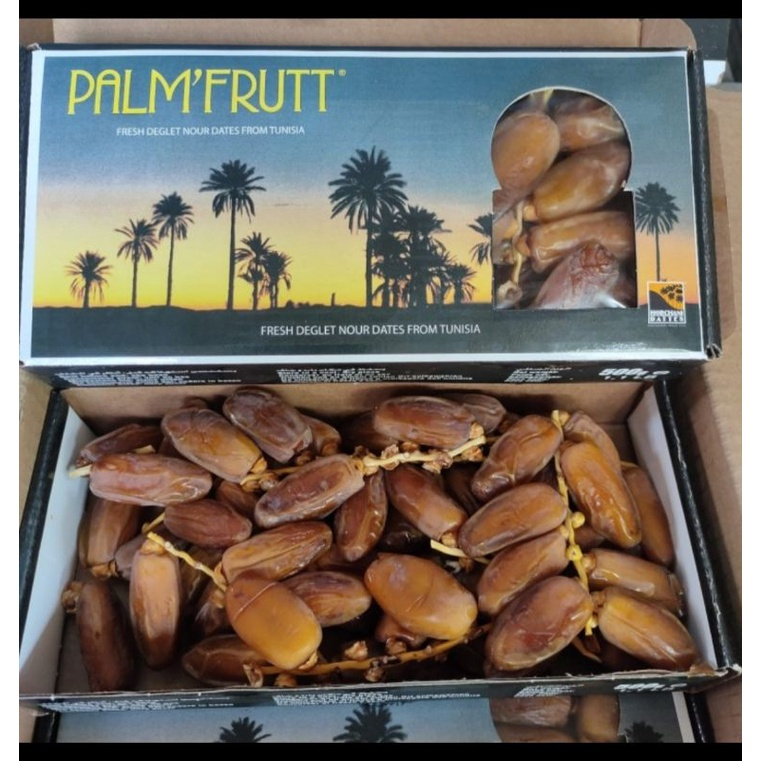 Kurma Palm Fruit 500GR Tunisia Tunis Tangkai PalmFruit PalmFrutt Oleh Oleh Haji