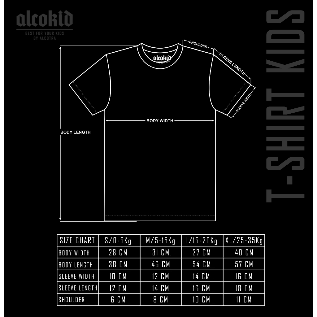 TSK BAHN // T-SHIRT KIDS BAHN ALCOTRA // BAJU ANAK