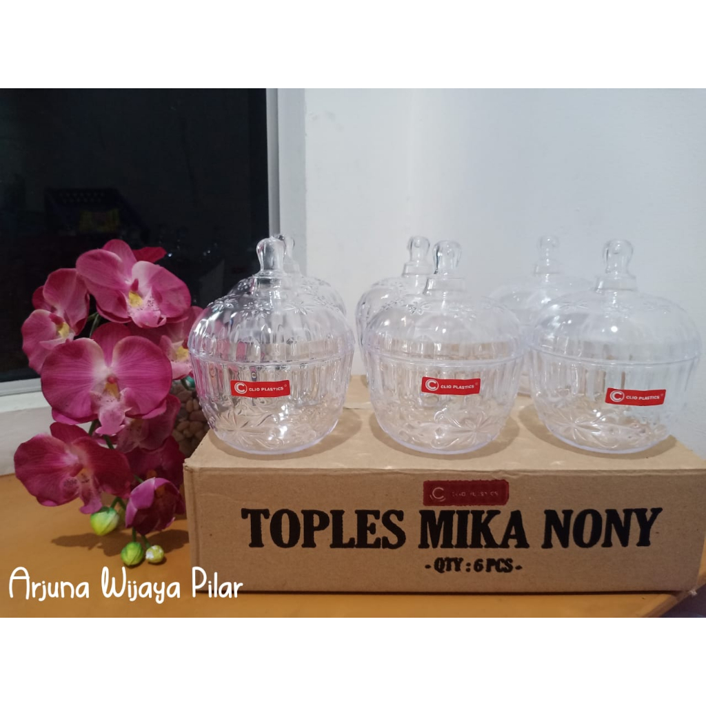 Toples  Bening cristal isi 6 pcs SALE! Toples Kue Serbaguna isi 6 pcs super cantik