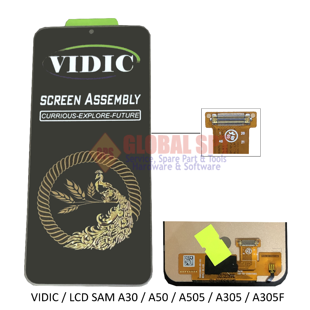 LCD TOUCHSCREEN SAMSUNG A30 / A50 / A505 GALAXY A305 / A305F