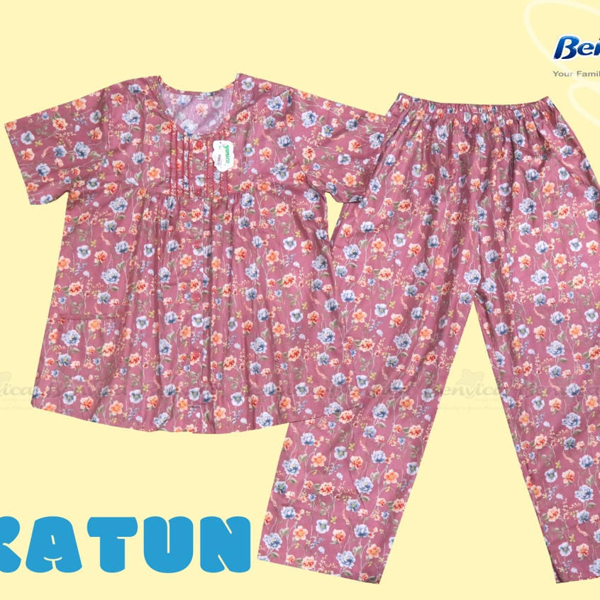 BAJU TIDUR CELANA PANJANG XL KATUN RAYON PREMIUM YUMICO