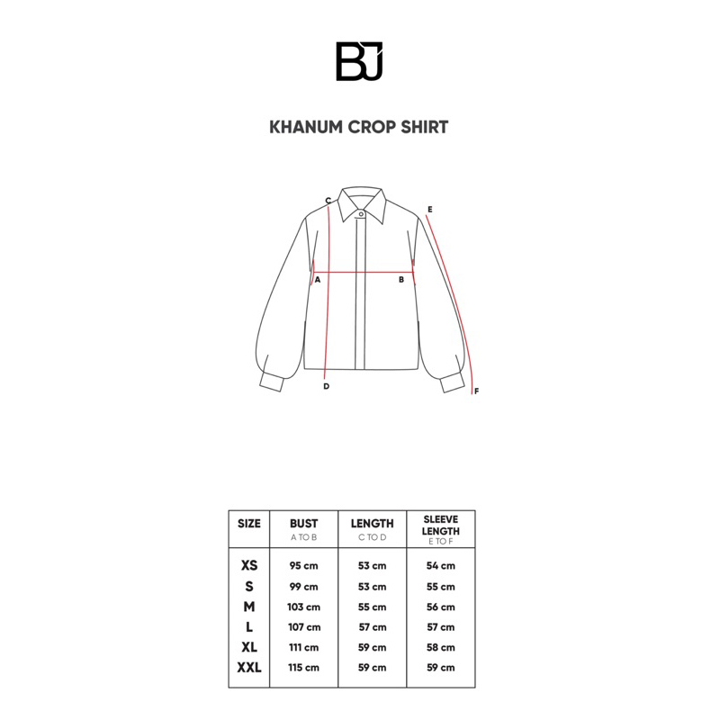 KHANUM CROP SHIRT - BENANG JARUM