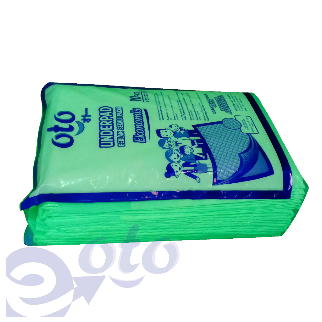 OTO Underpad Perlak Sekali Pakai Menyerap Cairan 60x90 cm isi 120 pcs